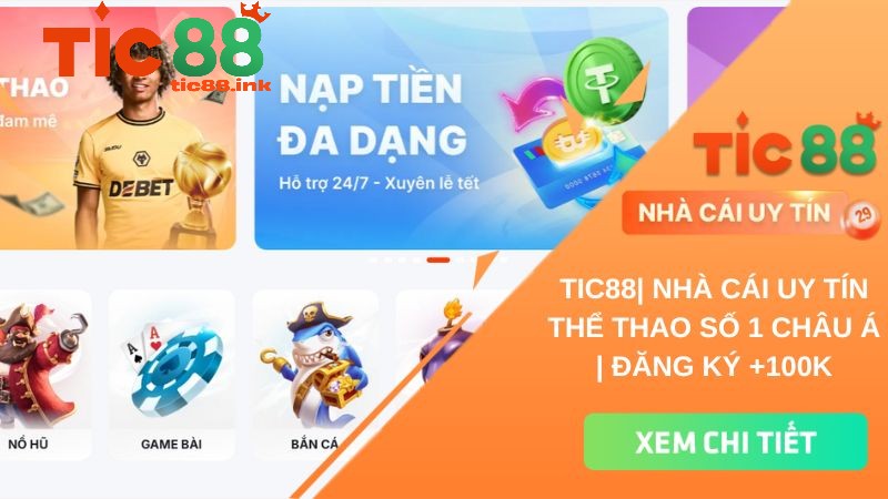 Thể Thao Online TIC88 – Nền Tảng Đáng Tin Cậy Nhất Việt Nam 5 Các Môn Thể Thao Và Sự Kiện Cá Cược Chủ Đạo Tại TIC88